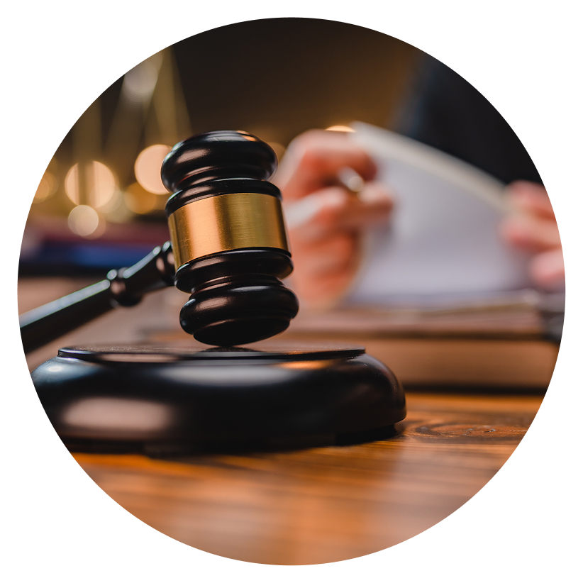 judge mallet up close